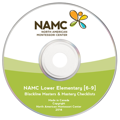 NAMC's Lower Elementary (6-9) Curriculum Support Materials CD