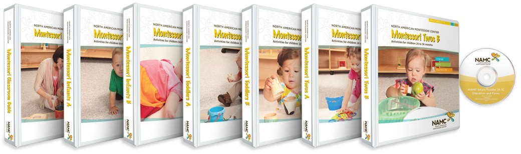 NAMC's Infant/Toddler 0-3 Montessori Curriculum Bundle